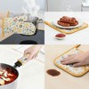 REGALWOVEN Sets 2 Pcs Heat Resistant Kitchen Oven Mitts and Pot Holders for Baking - 4 of 4