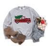 Simply Sage Market Plaid Christmas Truck Sweatshirt - 3 of 4
