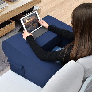 Reading Pillow 2 In 1 Convertible Lap Desk Pillow for Laptop - 1 of 4