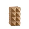 GDFStudio Caroline Mid-Century Modern 23.62" Rectangle Wood End Table, Embossed Nightstand - 4 of 4