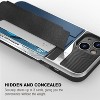 Vena vCommute for Apple iPhone 13 Wallet Case, Leather Flip Cover with Card Slot and Kickstand - 4 of 4