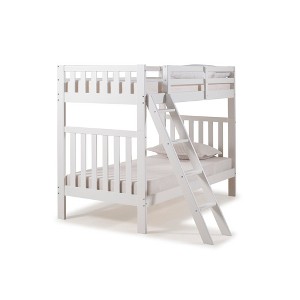 Twin Over Twin Aurora Over Bunk Bed White - Alaterre Furniture