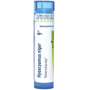 Hyoscyamus Niger 9C by Boiron Homeopathic Single Medicine For Stress & Sleep  -  80 Pellet - 1 of 3