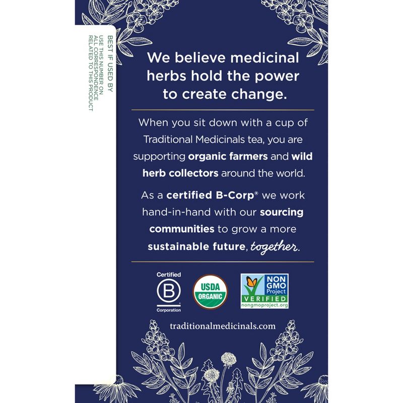 Traditional Medicinals Organic Nighty Night Valerian Herbal Tea - 16ct, 4 of 10