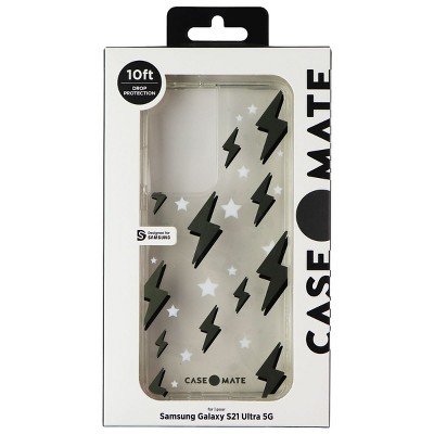Case-Mate Tough Prints Series Case for Galaxy S21 Ultra (5G) - Thunder Bolts