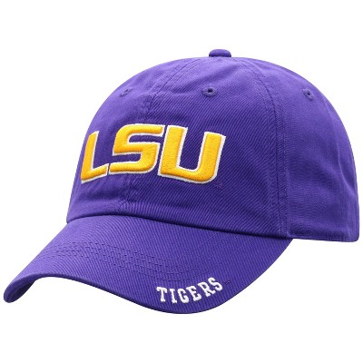 Ncaa Lsu Tigers Structured Brushed Cotton Captain Ballcap : Target