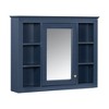 Chery Life 35'' x 27.5'' Wall Mounted Storage Cabinet, Modern Bathroom Wall Cabinet with Mirror - 2 of 4
