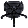 Vynxaria Black Swivel Office Chair with Armrest - 4 of 4