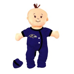 Baby Fanatic Wee Baby Fan Doll - NFL Baltimore Ravens - 1 of 3