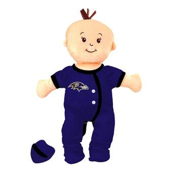 Baby Fanatic Wee Baby Fan Doll - NFL Baltimore Ravens