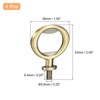Unique Bargains Zinc Alloy Screw Flat Beer Soda Bottle Opener for Home Party 4 Pcs - 2 of 4