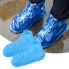 Unique Bargains Silicone Shoes Covers Rain Boots Reusable Rain Shoe Covers Non-Slip 1 Pair - 2 of 4