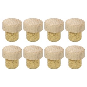 Unique Bargains Reusable Cork T-shaped Stoppers for Wine and Beer Bottles - 1 of 4