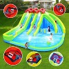 Belatt Inflatable Water Park Slide & Bouncer Backyard Pool Playset & Climbing Wall + Water Guns + Blower Summer Outdoor Fun for Kids – Oxford Fabric - 2 of 4