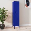 vidaXL Metal Storage Cabinet Storage Locker Organizer for School Office Steel - Navy Blue - 2 of 4