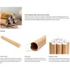 supplyhut 20 - 3" x 24" Round Cardboard Shipping Mailing Tube Tubes With End Caps - 3 of 4