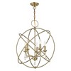 Livex Lighting Aria 5 - Light Chandelier in  Antique Brass - 3 of 4