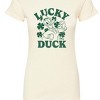 Women's - Disney - Donald Duck St. Patrick's Day Lucky Fitted Graphic T-Shirt - 2 of 3