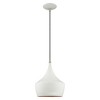 Livex Lighting Waldorf 1 - Light Chandelier in  White - 2 of 4