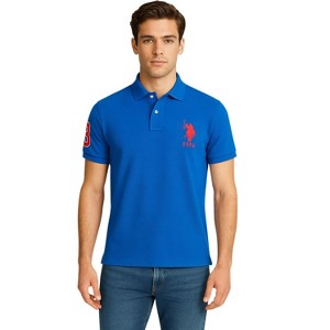U.S. Polo Assn. Men's Short Sleeve Polo Shirt with Applique - 1 of 4