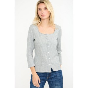 WEST K Women's Mayola Square Neck Button Top - 1 of 4