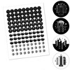 Big Dot of Happiness Nighttime City Skyline - New York Party Round Candy Sticker Favors - Labels Fits Chocolate Candy (1 sheet of 108) - 2 of 4