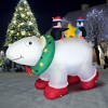 Nifti Nest Christmas Inflatable Decor - Polar Bear and Penguin - 3 of 4