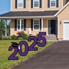 Big Dot of Happiness Purple 2025 Graduation Party Yard Signs - Outdoor Lawn Decorations - 2025 - 2 of 4