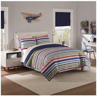 kids striped bedding