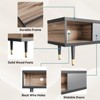 Bestier Mid Century Modern TV Stand for 85 inch TV, 2 in 1 Long TV Cabinet for Living Room - 4 of 4