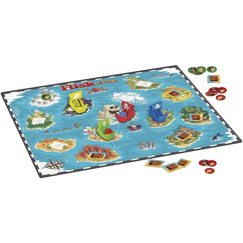 Risk Junior : Strategy Board Game; A Kid's Intro to The Classic Game for Ages 5 and Up; Pirate Themed, 4 of 8