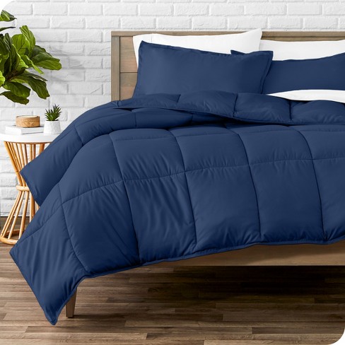 Bare Home Double Brushed Sheet Set, Full XL - Navy