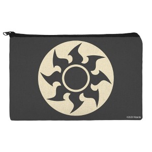 Magic The Gathering White Mana Symbol Makeup Cosmetic Bag Organizer Pouch - 1 of 4