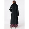 Roaman's Faux Fur Trimmed Wool Blend Coat - 3 of 3