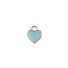 John Bead 10pcs Sweet & Petite Light Blue Hearts, Small Charms - 2 of 4