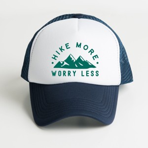 The Juniper Shop Hike More Worry Less Mountain Youth Foam Trucker Hat - 1 of 1