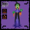 Joyfy 12 FT Tall Halloween Inflatable Witch with Built-in LED for Outdoor Decoration, Halloween Indoor Yard, Garden, Lawn Holiday Party Decoration - 3 of 4