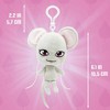 Miraculous Ladybug - Kwami Lifesize 5-inch Plush Clip-on Toy, Super Soft Collectible with Glitter Stitch Eyes and Color Matching Backpack Keychain - 3 of 4