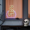 Brewing Cauldron Animated Faux Neon LED Novelty Sign with Purple and Green LEDs - Hyde and EEK! Boutique™ - 2 of 4