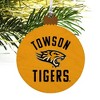 Towson University Tigers Wood Christmas Tree Holiday Ornament - 4 of 4