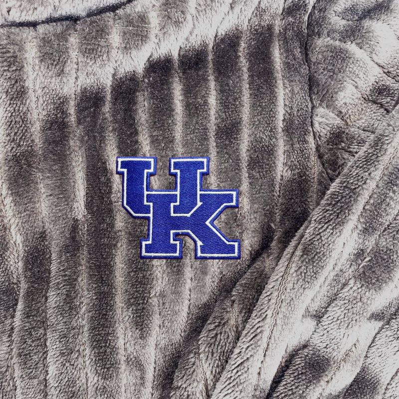 NCAA Kentucky Wildcats Ribbed Silk Touch Robe, 2 of 4