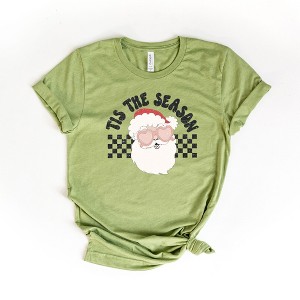 Simply Sage Market Women's Tis The Season Santa Short Sleeve Graphic Tee - 1 of 2