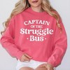 Simply Sage Market Women's Garment Dyed Graphic Sweatshirt Captain of the Struggle Bus - 2 of 2