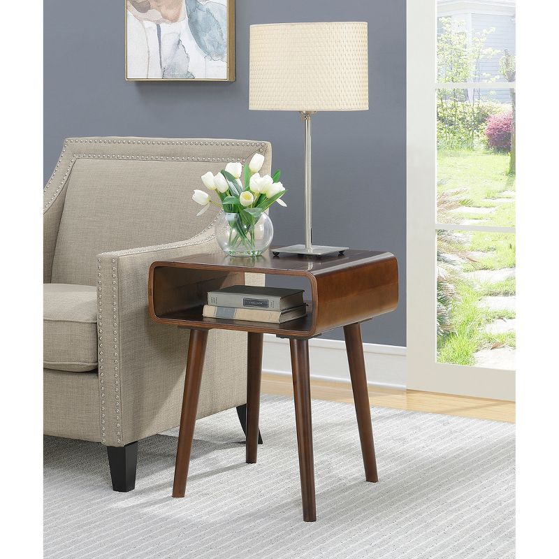 Napa Valley End Table with Shelf - Breighton Home, 4 of 13