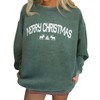 Women's Merry Christmas Corded Crew Sweatshirt - CHARLIE SOUTHERN - 3 of 4