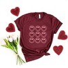 Simply Sage Market Women's Love Smiley Grid Short Sleeve Graphic Tee - 2 of 4