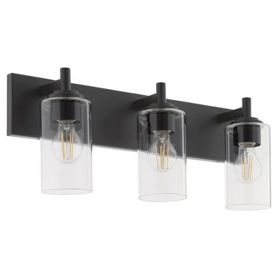 Quorum Lighting Fallstaff 3 - Light Vanity in  Matte Black