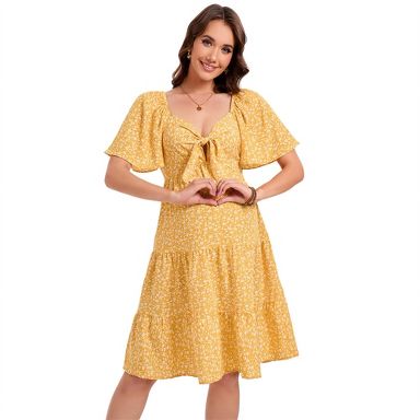 sachin and babi light blue dress Casual Bridal Dresses | Simple Beach Chiffon Wedding Gowns main image 1