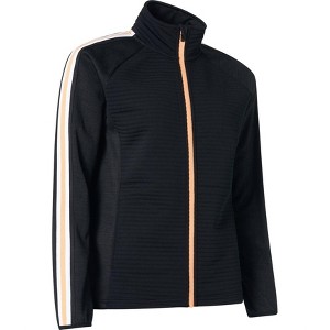 Women's Wo Turnberry 3D Stripe Fullzip Cardigan - Abacus Sportswear US - 1 of 3