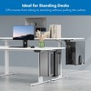 Mount-It! Heavy Duty Under Desk Computer Wall Mount | Height Adjustable CPU Holder with Sliding Tracks | 44 Lbs. Weight Capacity | Black - 4 of 4